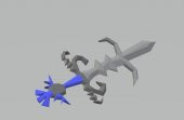 Armadyl Godsword Eski Okul Runescape Plastik Aparat - 1