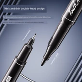 Çift Uçlu Sanat Marker Kalemi - Siyah 60 thumbnail 3