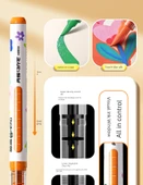 Akrilik Marker Kalem Seti - 24 Renk - 53 Parça Set - Akıllı Mürekkep Kontrolü - 10