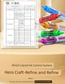 Akrilik Marker Kalem Seti - 36 Renkli Takım - Akıllı Mürekkep Kontrolü (53 parça set) - 9