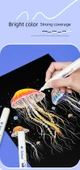 DIY Anime Polaroid Akrilik Marker Kalemi - 6 Paket Siyah 0.7mm - 10