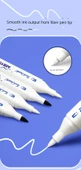 DIY Anime Polaroid Akrilik Marker Kalemi - 6 Paket Siyah 0.7mm - 11