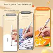 Akrilik Marker Kalem Seti - 36 Renkli Takım - Akıllı Mürekkep Kontrolü (53 parça set) - 3