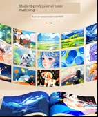 Akrilik Marker Kalemi - 24 Renk Doğrudan Sıvı Takım - Akıllı Mürekkep Kontrolü - 8