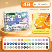 Akrilik Kalem Seti - 48 Renk - Akıllı Mürekkep Kontrolü - 1