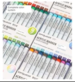 Akrilik Marker Kalemi - Başlangıç Seti 27 Renk + [Balık Bu] - 10