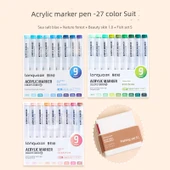 Akrilik Marker Kalemi - Başlangıç Seti 27 Renk + [Balık Bu] - 1