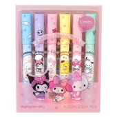 Sevimli Floresan Vurgulayıcı Kalem Seti - 2 Kutuda 12 Adet - 6