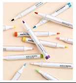 Akrilik Marker Kalemi - Başlangıç Seti 27 Renk + [Balık Bu] - 12