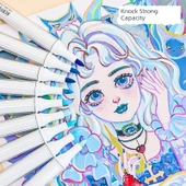 Akrilik Marker Kalemi - Başlangıç Seti 27 Renk + [Balık Bu] - 5