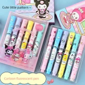 Sevimli Floresan Vurgulayıcı Kalem Seti - 2 Kutuda 12 Adet - 2