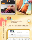 Çocuklar için Yıkanabilir Akrilik Marker Seti - 48 Renk Basma Gerektirmeyen Opak - 11