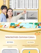 Çocuklar için Yıkanabilir Akrilik Marker Seti - 48 Renk Basma Gerektirmeyen Opak - 12