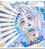 Akrilik Marker Kalemi - Başlangıç Seti 27 Renk + [Balık Bu] - 9