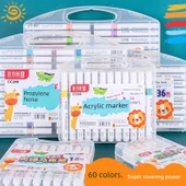 Akrilik Sanat Kalemi - 18 Renkli - 2