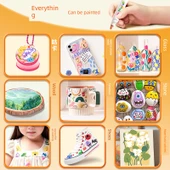 Akrilik Marker Kalem Seti - 60 Renk - Kutu ve 56 Set ile - 4