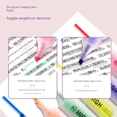 Fluoresan Marker Kalem Seti - 3 Parça - Pembe + Sarı + Yeşil - 3