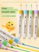 Akrilik Marker Kalemi - 18 Renk Opaque Yığılabilir - Milk Dragon - 3