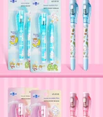 Görünmez UV Işık Marker Kalemi - 4 Çift Uçlu Tam Renk - 9