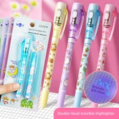 Görünmez UV Işık Marker Kalemi - 2'li Takım Mavi + Yeşil - 2