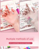 Çift Hat Çizim Kalemleri - 1 Kutuda/12 Paket - 11