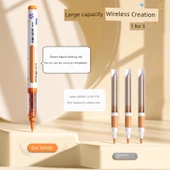 Akrilik Marker Kalem Seti - Peynir Paketi Aslan 24 Renk - Akıllı Mürekkep Kontrolü - 6