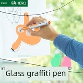 Silinebilir Akrilik Marker Kalem Seti - 48 Renkli Güncellenmiş Peynir Paketi Aslan - Akıllı Mürekkep Kontrolü - 4