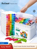36 Renk Su Bazlı Marker Kalem Seti - 48 Renk Prens Mavisi - 2