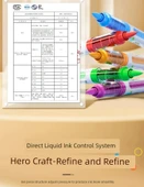 Akrilik Marker Kalem Seti - Peynir Paketi Aslan 24 Renk - Akıllı Mürekkep Kontrolü - 9