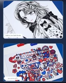 Çift Uçlu Kalem - Su Bazlı Kırmızı 12 - 11