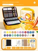 Akrilik Marker Kalem Seti - Peynir Paketi Aslan 24 Renk - Akıllı Mürekkep Kontrolü - 1