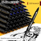 Çift Uçlu Kalem - Su Bazlı Kırmızı 12 - 2