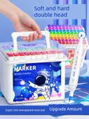 Akrilik Kalem Seti - 120 Renk Astronot - Tek Uç - Upgrade Miktar - 2