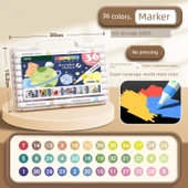 Akrilik Marker Kalemi Seti - 36 Renk Sert Uç - 1