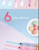 Fluoresan Vurgulayıcı Kalem - Macaron Kiraz Tozu - 8