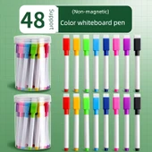 Silinebilir Beyaz Tahta Kalemleri - Manyetik Olmayan Renk 48 - 1