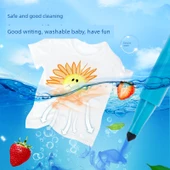 Sulu Boya Kalemleri - 18 Renk - Kalın Sap - 2 Boyama Kitabı ve Gouline Kalem ile - 3