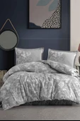 Clasy Ranforce %100 Pamuk Tek Kişilik Nevresim Takımı Destin V1 Gri - 2