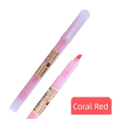 Fluoresan Vurgulayıcı Kalem - Mercan Kırmızı - 1