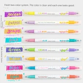 Fluoresan Kalem Seti - Yaz Güneşli [4 Renk] Koyu + 100 İndeks Postası thumbnail 5