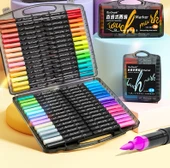 Akrilik Kalem Seti - 60 Renk - Boyama Takımı - 8