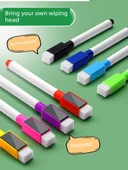 Silinebilir Beyaz Tahta Kalemleri - Manyetik Olmayan Renk 48 - 9