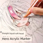 Akrilik Marker Kalemi Seti - 36 Renk Sert Uç - 2