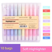 Fluoresan Vurgulayıcı Kalem - Yumuşak Renk 10 - 1