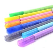 Çift Hat Kontur ve Sihirli Kalem Seti - 8 Renk Kontur Kalem + 12 Renk Sihirli Kalem - 12