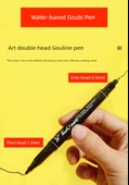 Çift Uçlu Sanat Marker Kalemi - Yağlı Kırmızı 24 (2 Kutu) - 8