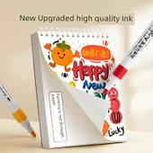 Akrilik İşaretleyici Kalem Seti - 24 Renk Profesyonel Mürekkep - 3