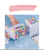 Akrilik İşaretleyici Kalem Seti - 24 Renk Profesyonel Mürekkep - 8