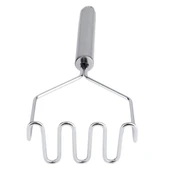 İnox Paslanmaz Metal Patates Ezici Püre Yapıcı 27 cm - 5
