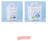 Akrilik İşaretleyici Kalem Seti - 24 Renk Profesyonel Mürekkep - 11